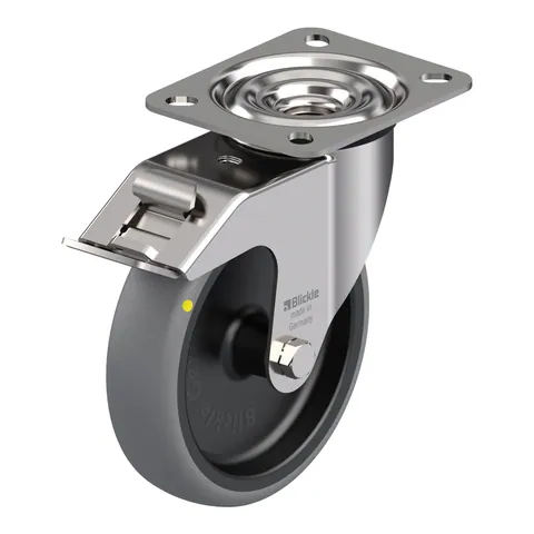 Blickle LEX-TPA 127G-FI-ELS – okretni točkić Ø125 mm, nosivost 80 kg