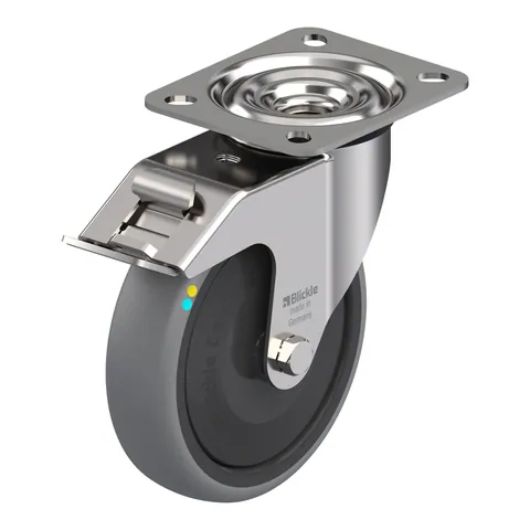Blickle LEX-TPA 127KFD-FI-ELS – okretni točkić Ø125 mm, nosivost 80 kg
