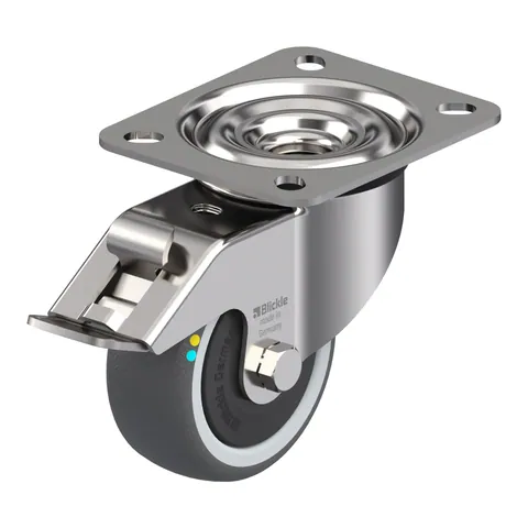 Blickle LEX-PATH 80KFD-FI-ELS – okretni točkić Ø80 mm, nosivost 100 kg