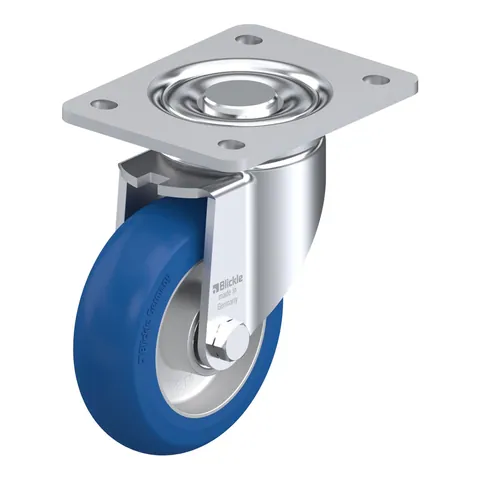 Blickle LH-ALBS 125K-3-CO – okretni točkić Ø125 mm, nosivost 370 kg