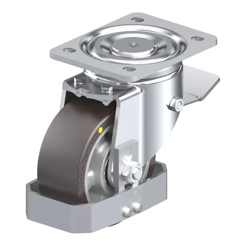 Blickle LH-ALST 127K-ST-AS-FS – okretni točkić Ø125 mm, nosivost 450 kg