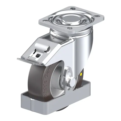 Blickle LH-ALST 125K-1-FI-AS-FS – okretni točkić Ø125 mm, nosivost 370 kg
