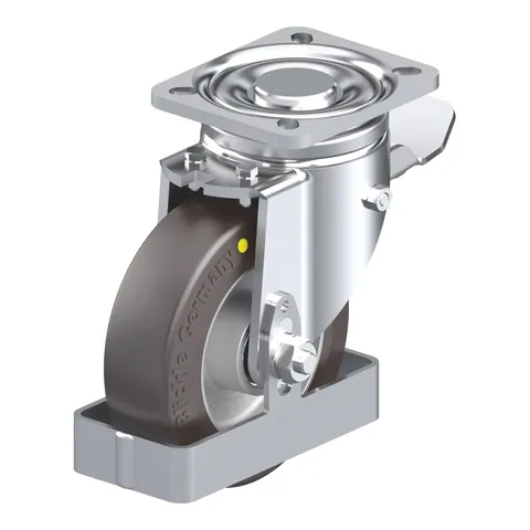Blickle LH-ALST 125K-1-ST-AS-FS – okretni točkić Ø125 mm, nosivost 370 kg