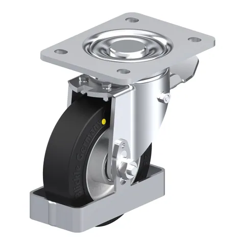 Blickle LH-ALEV 125K-3-ST-EL-FS – okretni točkić Ø125 mm, nosivost 250 kg