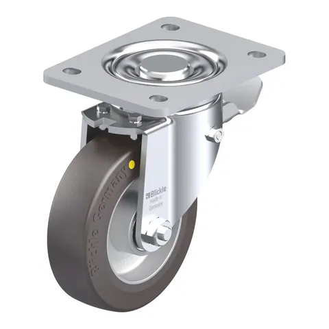 Blickle LH-ALST 125K-3-ST-AS – okretni točkić Ø125 mm, nosivost 370 kg