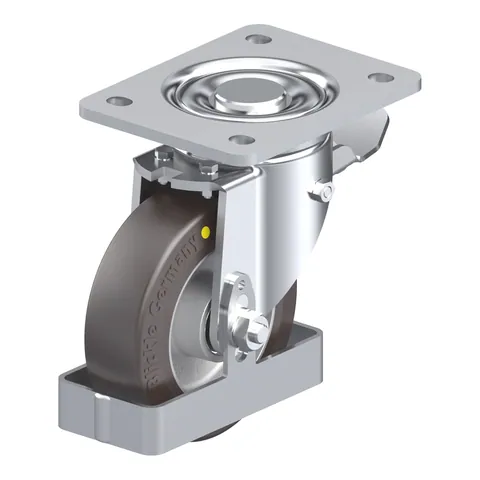 Blickle LH-ALST 125K-3-ST-AS-FS – okretni točkić Ø125 mm, nosivost 370 kg