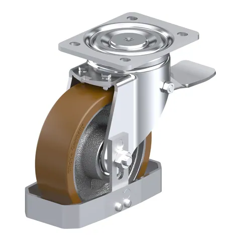 Blickle LH-GB 160K-ST-FS – okretni točkić Ø160 mm, nosivost 800 kg
