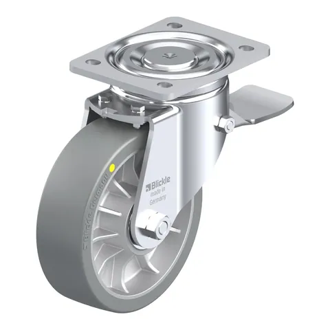 Blickle LH-ALTH 162K-ST-AS – okretni točkić Ø160 mm, nosivost 900 kg