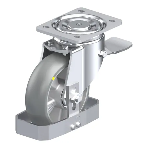 Blickle LH-ALTH 160K-ST-AS-CO-FS – okretni točkić Ø160 mm, nosivost 750 kg