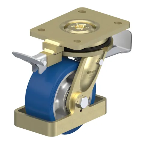 Blickle LS-ALBS 127K-ST-RI4-FS – okretni točkić Ø125 mm, nosivost 450 kg