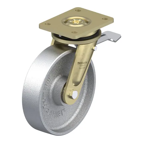 Blickle LS-G 200K-ST – okretni točkić Ø200 mm, nosivost 1100 kg