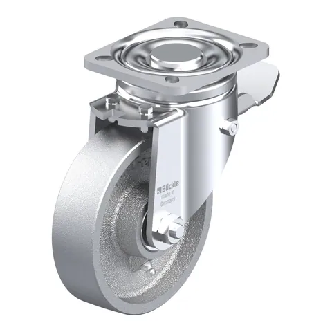Blickle LH-G 125K-1-ST – okretni točkić Ø125 mm, nosivost 450 kg