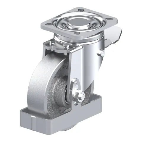 Blickle LH-G 125K-1-ST-FS – okretni točkić Ø125 mm, nosivost 450 kg