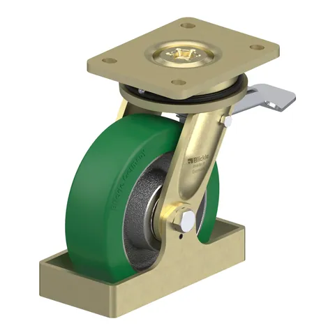 Blickle LS-GST 160K-ST-FS – okretni točkić Ø160 mm, nosivost 600 kg