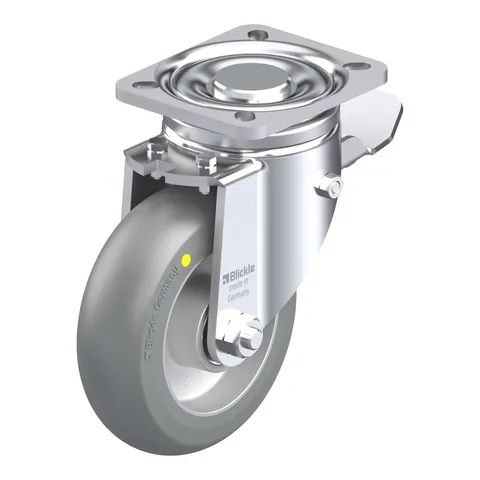 Blickle LH-ALTH 125K-1-ST-AS-CO – okretni točkić Ø125 mm, nosivost 550 kg