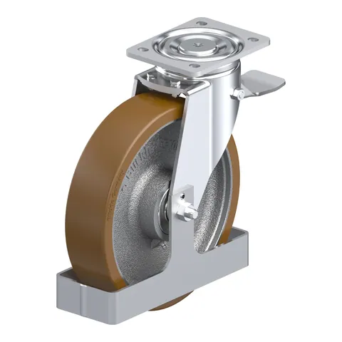 Blickle LH-GB 250K-ST-FS – okretni točkić Ø250 mm, nosivost 900 kg