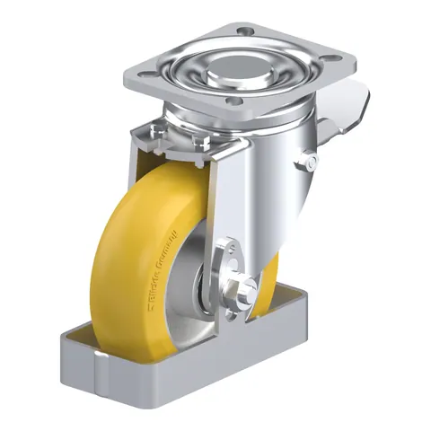 Blickle LH-ALTH 125K-1-ST-CO-FS – okretni točkić Ø125 mm, nosivost 550 kg
