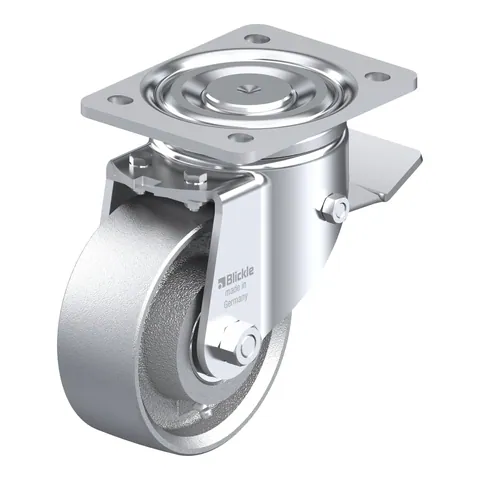 Blickle LH-G 127K-ST – okretni točkić Ø125 mm, nosivost 750 kg