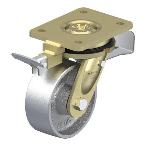 Blickle LS-G 127G-ST-RI4 – okretni točkić Ø125 mm, nosivost 750 kg