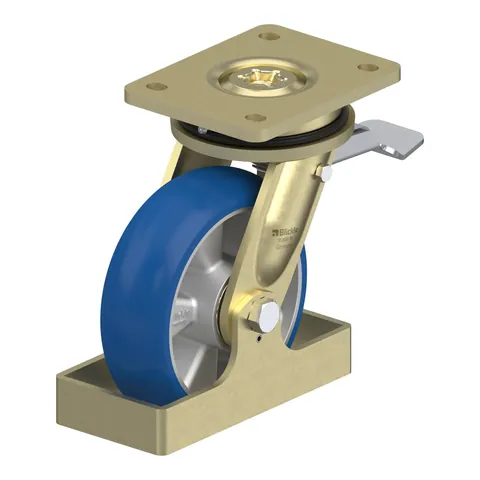 Blickle LS-ALBS 160K-ST-CO-FS – okretni točkić Ø160 mm, nosivost 580 kg