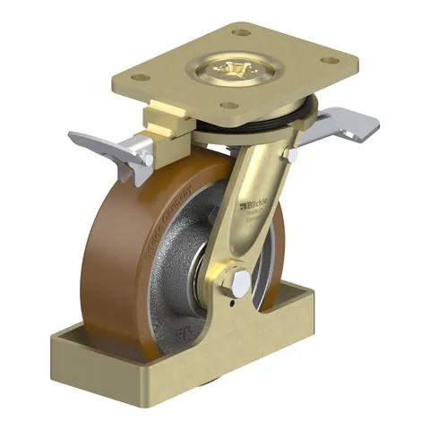 Blickle LS-GB 160K-ST-RI4-FS – okretni točkić Ø160 mm, nosivost 800 kg