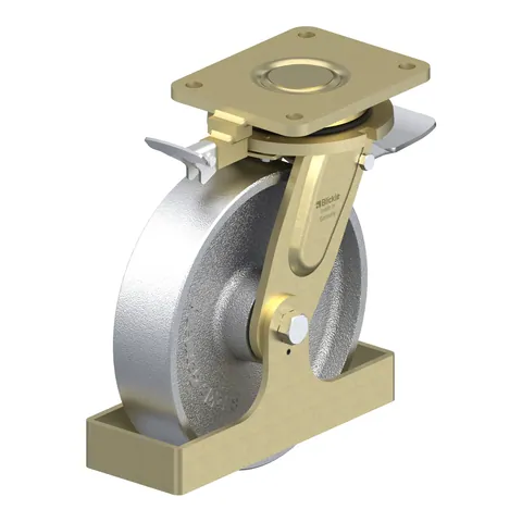 Blickle LS-G 250K-ST-RI4-FS – okretni točkić Ø250 mm, nosivost 1400 kg