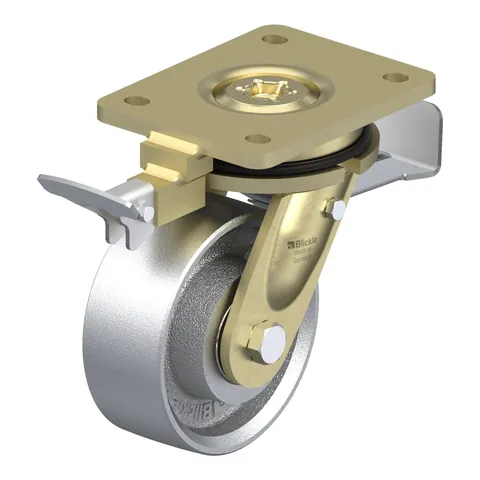 Blickle LS-G 127K-ST-RI4 – okretni točkić Ø125 mm, nosivost 750 kg