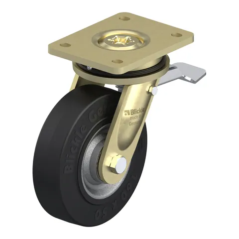 Blickle LS-SE 160K-ST – okretni točkić Ø160 mm, nosivost 450 kg