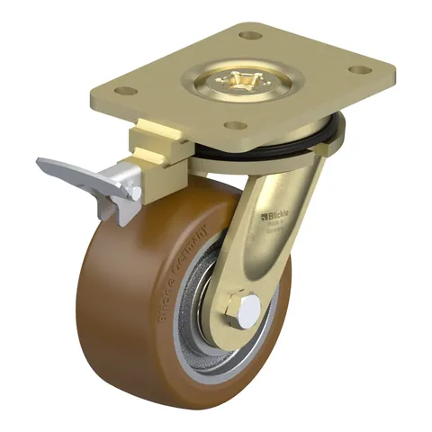 Blickle LS-GB 128K-RI4 – okretni točkić Ø125 mm, nosivost 850 kg