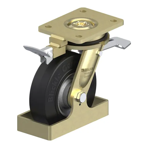 Blickle LS-SE 160K-ST-RI4-FS – okretni točkić Ø160 mm, nosivost 450 kg