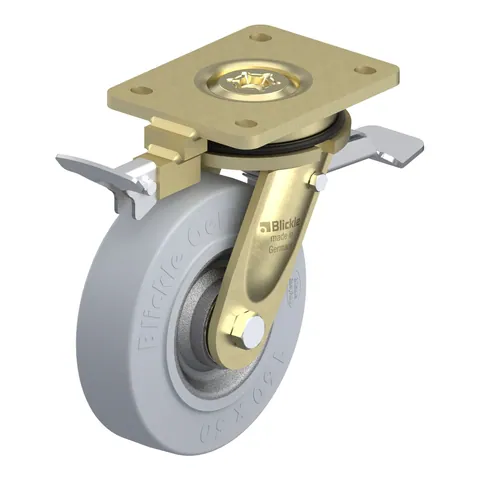 Blickle LS-SE 160K-ST-SG-RI4 – okretni točkić Ø160 mm, nosivost 450 kg