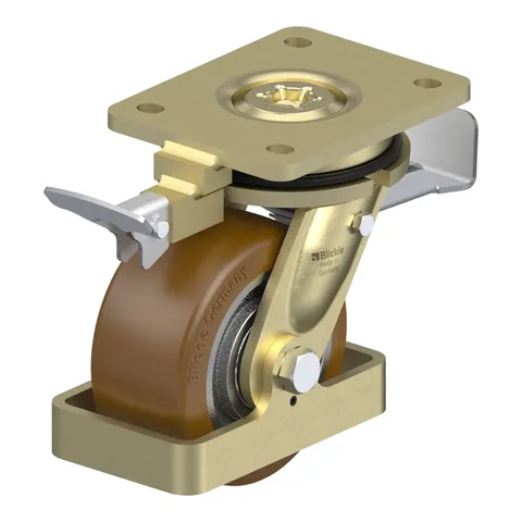 Blickle LS-GB 128K-ST-RI4-FS – okretni točkić Ø125 mm, nosivost 850 kg