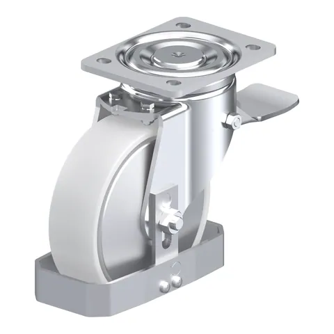 Blickle LH-PO 160K-ST-FA-FS – okretni točkić Ø160 mm, nosivost 450 kg