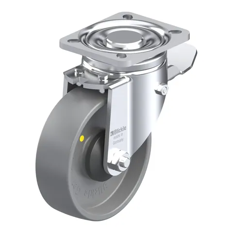 Blickle LH-PO 125KA-1-ST-ELS – okretni točkić Ø125 mm, nosivost 300 kg