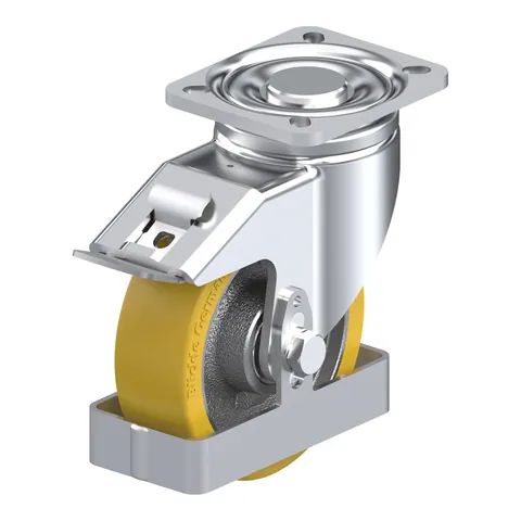 Blickle LH-GTH 125K-1-FI-FS – okretni točkić Ø125 mm, nosivost 550 kg