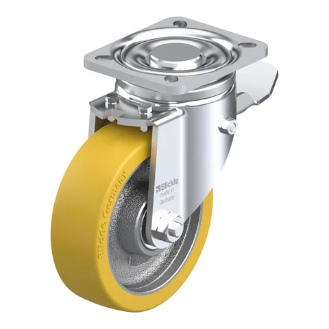 Blickle LH-GTH 125K-1-ST – okretni točkić Ø125 mm, nosivost 550 kg