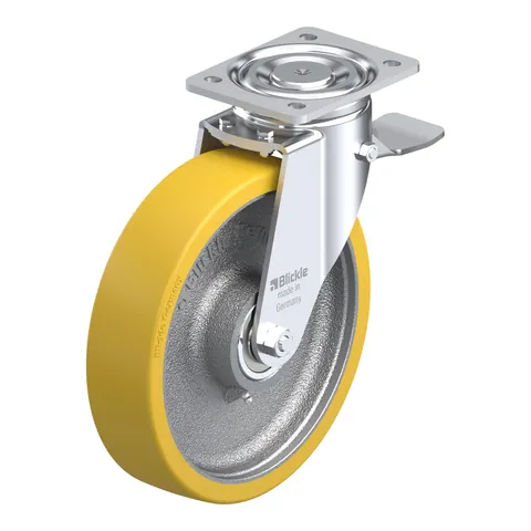 Blickle LH-GTH 250K-ST – okretni točkić Ø250 mm, nosivost 900 kg