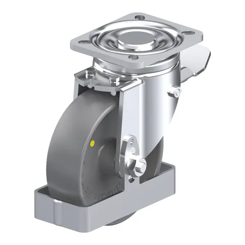 Blickle LH-PO 125G-1-ST-ELS-FS – okretni točkić Ø125 mm, nosivost 300 kg