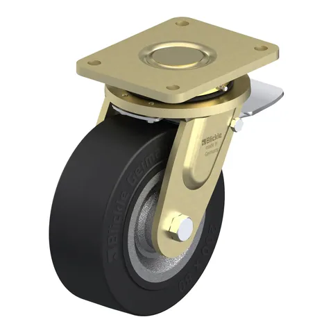 Blickle LS-SE 202K-ST – okretni točkić Ø200 mm, nosivost 850 kg