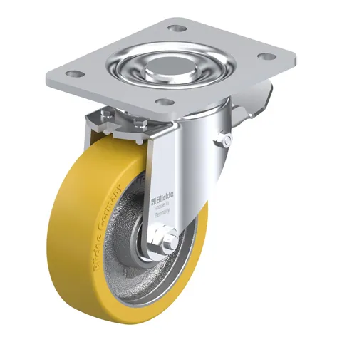 Blickle LH-GTH 125K-3-ST – okretni točkić Ø125 mm, nosivost 550 kg