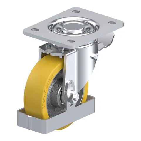 Blickle LH-GTH 125K-3-ST-FS – okretni točkić Ø125 mm, nosivost 550 kg