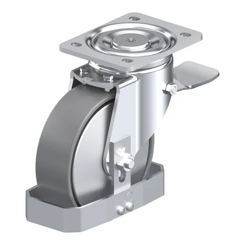 Blickle LH-PO 160G-ST-ELS-FA-FS – okretni točkić Ø160 mm, nosivost 450 kg