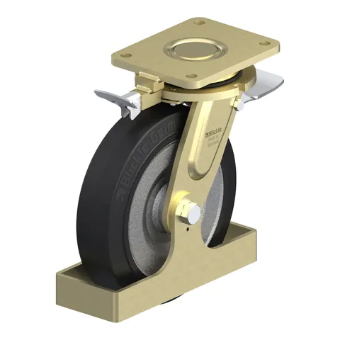 Blickle LS-SE 250K-ST-RI4-FS – okretni točkić Ø250 mm, nosivost 850 kg