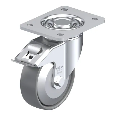 Blickle LH-PO 125G-3-FI-ELS-FA – okretni točkić Ø125 mm, nosivost 300 kg