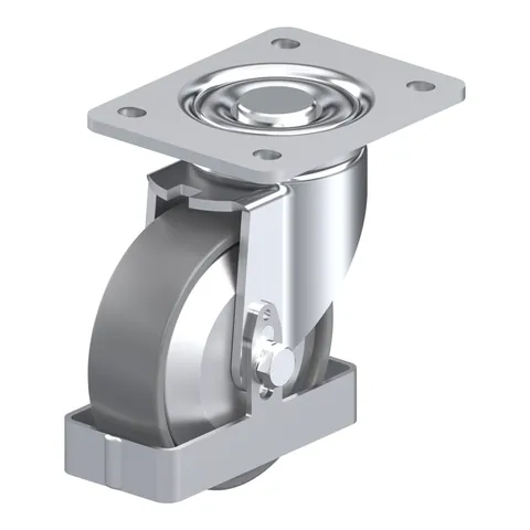 Blickle LH-PO 125KA-3-ELS-FA-FS – okretni točkić Ø125 mm, nosivost 300 kg