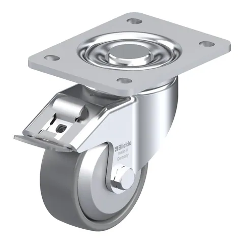 Blickle LH-PO 100KA-3-FI-ELS-FA – okretni točkić Ø100 mm, nosivost 280 kg