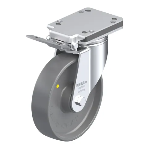 Blickle LH-PO 200K-IS-ELS – okretni točkić Ø200 mm, nosivost 600 kg
