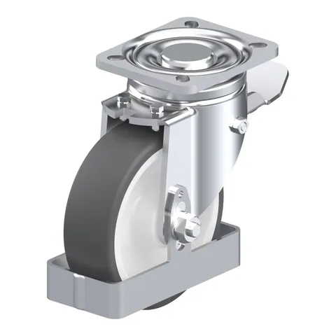 Blickle LH-POTH 125R-1-ST-FS – okretni točkić Ø125 mm, nosivost 350 kg