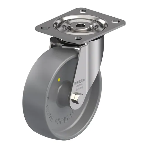 Blickle LX-PO 125G-ELS – okretni točkić Ø125 mm, nosivost 250 kg