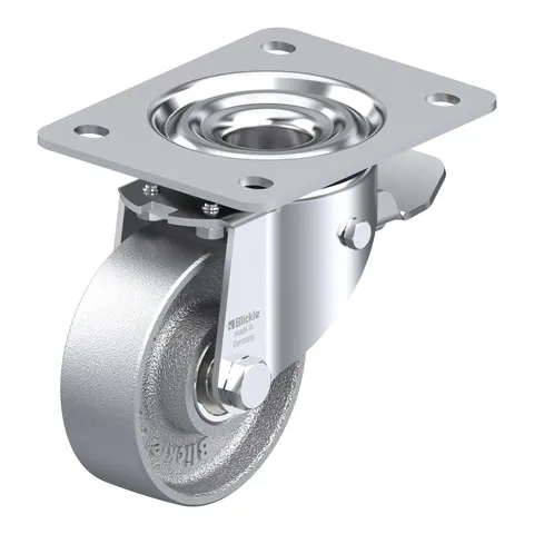 Blickle LK-G 100K-3-ST – okretni točkić Ø100 mm, nosivost 350 kg
